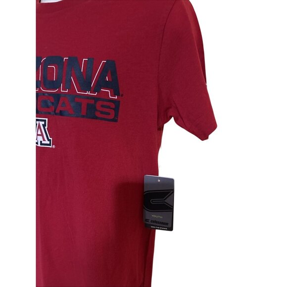 NEW Arizona Wildcats Colosseum Logo Red Short Sleeve T-Shirt Youth M 12-14 - Picture 3 of 5